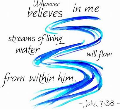 Water Living John God Holy Spirit Scripture