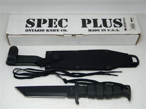 Ontario Usa Spec Plus Tanto 6 Sp 12 Fixed Blade Fighting Knife And Sheath