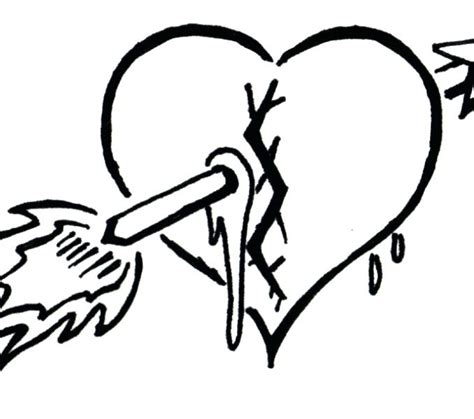 Broken Heart Coloring Pages To Print at GetColorings.com | Free printable colorings pages to