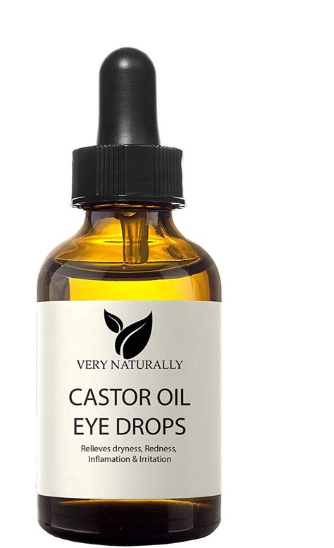 Castor Oil Eye Drops Organic Natural Pure Cold Pressed Hexane Free 60 Ml Ebay