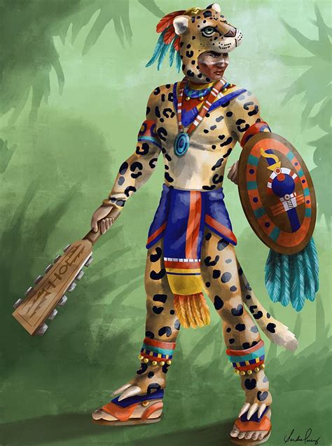 Jaguar Warrior Digital Art By Sandra Perez Pixels