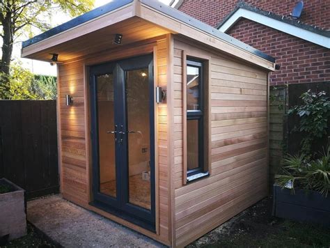 Rather than storing your lawn equipment, it creates a separate space for you to work away from, but close to, your home. I really enjoy all of this. House Updates Diy | Garden cabins, Small garden office, Garden ...