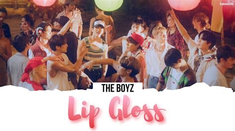 Thaisub Lip Gloss The Boyz 더보이즈 Youtube