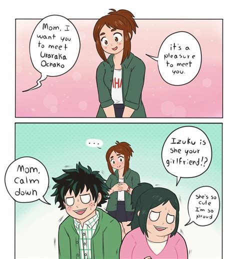 My Hero Academia Deku X Ochako Boku No Hero Academia Funny Buko No