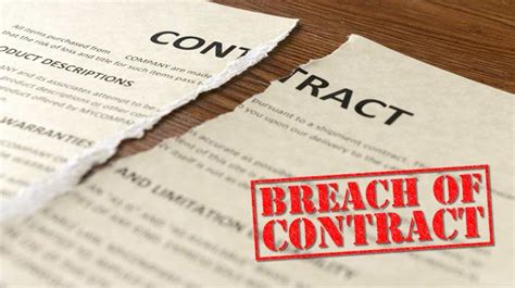 How To Handle A Breach Of Contract Official The Bill Connor Law Firm