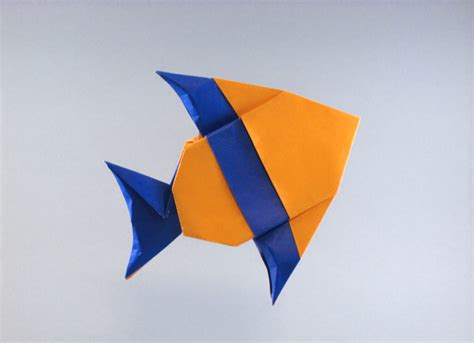 Banded Angel Fish Pt 2 Paper Crafts Origami Origami Fish Origami