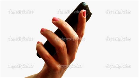 Girl Holding A Phone In One Hand Side Of The Screen Hand Holding