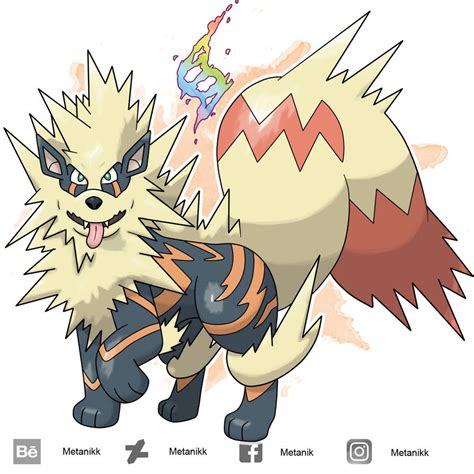 Mega Arcanine By Metanikk On Deviantart