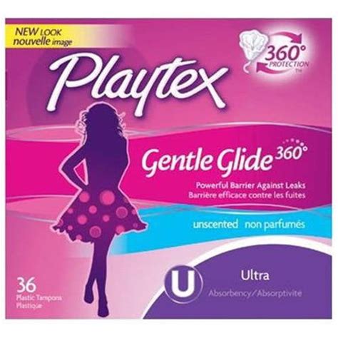 Playtex Gentle Glide Tampon Ultra 36 Ct Pack Of 6
