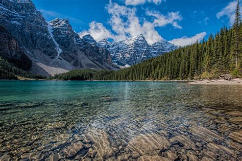 Fond Décran Louise Lac Montagnes Canada 4256x2832 Wallup