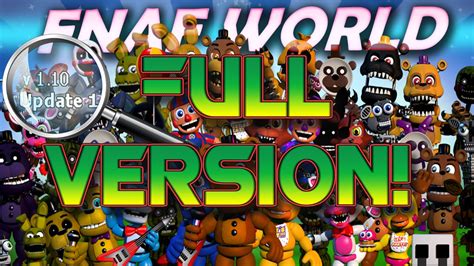 Fnaf World Full Version Fnaf Games