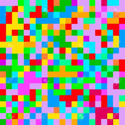 Abstract Colorful Pixel Background Etsy