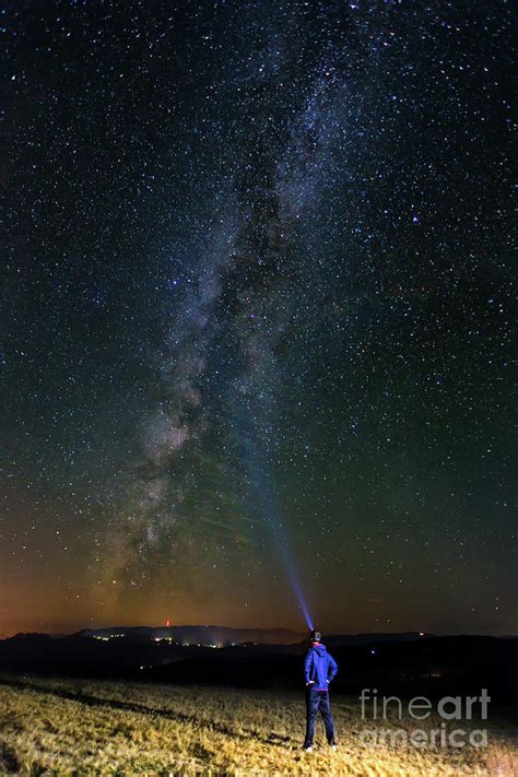 Selfie With The Milky Way Photograph By Nikolay Stoimenov
