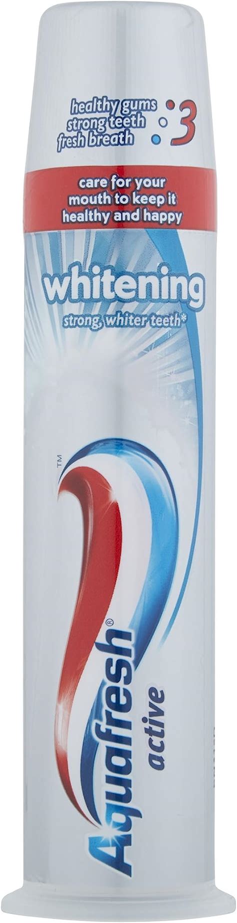 Aquafresh Active Whitening Toothpaste Pump 100 Ml Pack Of 6 Amazon