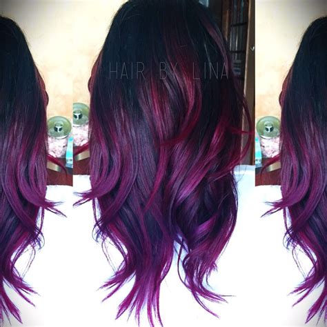 10 Purple Magenta Ombre Hair Fashionblog