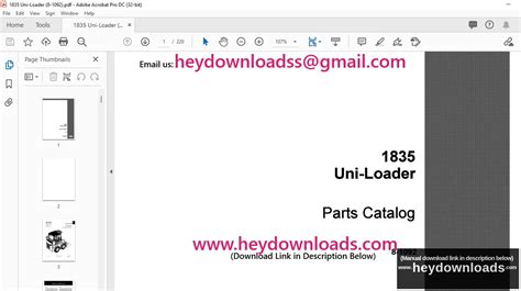 Case 1835 Uni Loader Parts Catalog Manual 8 1092 Pdf Download On Vimeo