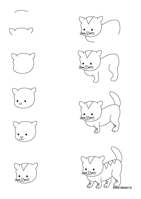 Pin by madeline zuniga on warrior cats in 2019 simple cat drawing. Drawing kitten