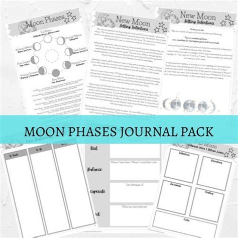 Moon Phases Cheat Sheet Moon Phase Meanings Guide Sheet Etsy Australia