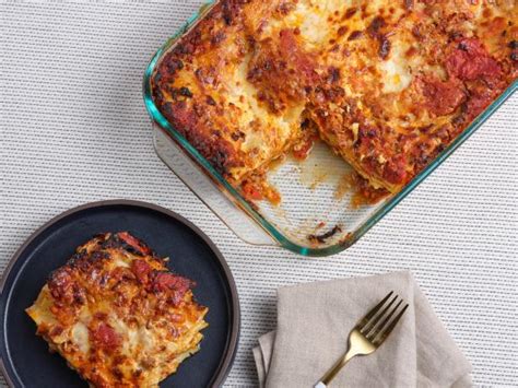 Add together pasta, sausage, ricotta, sauce, and 3/4 cheese. The Best Lasagna Recipe | Food Network Kitchen | Food Network