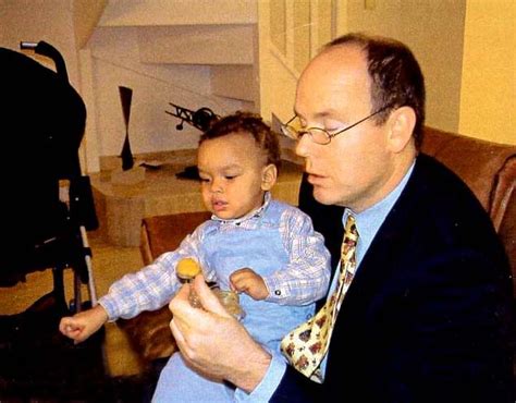 Prince Albert Of Monaco And Nicole Coste With Their Son Alexandre