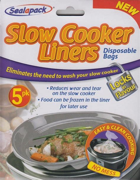 Here you may to know how to slow cooker liners work. 4 Sealapack Slow Cooker Liners Bags For Round & Oval Slow Cookers No Mess Bags 5055362975072 | eBay