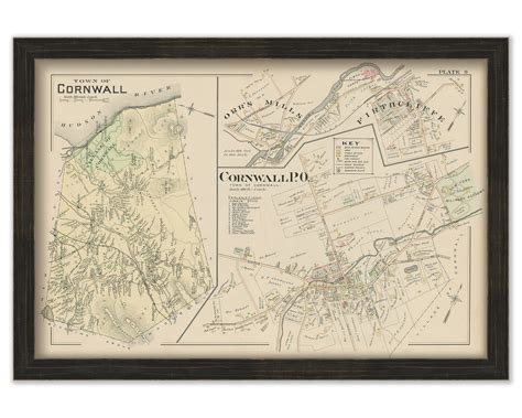 Cornwall New York 1903 Map Replica Or Genuine Original