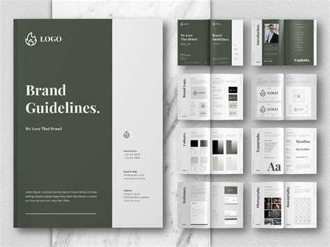 Brand Guideline Template Uplabs