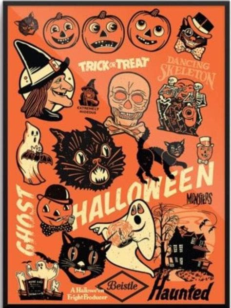 Vintage Halloween Graphics Vintage Halloween Cards Vintage Halloween