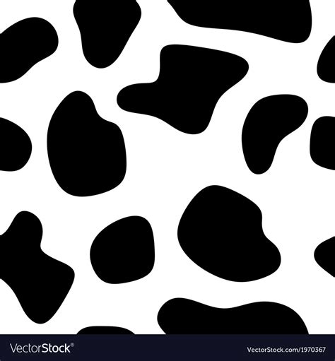 Seamless Pattern Cow Royalty Free Vector Image