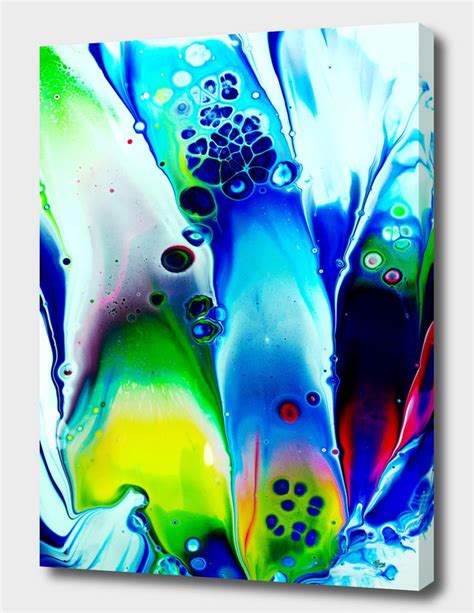 Waves Of Color Canvas Print By Annemarie Ridderhof Exclusive Edition From 59 Curioos