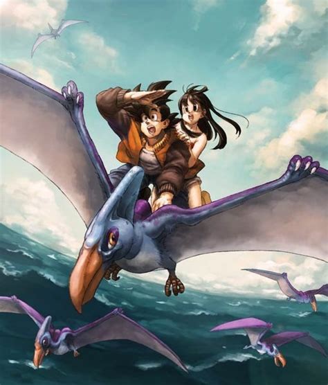 It was released in japan on march 13, 2009, in the united kingdom on april 8. goku y milk anime - Buscar con Google | Dinosauro