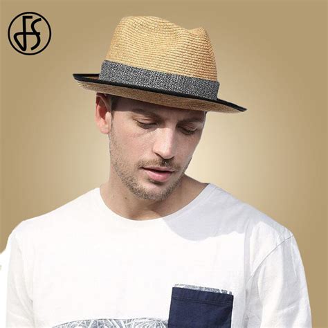 Buy Fs Sun Hat For Men Straw Wide Brim Panama Hats