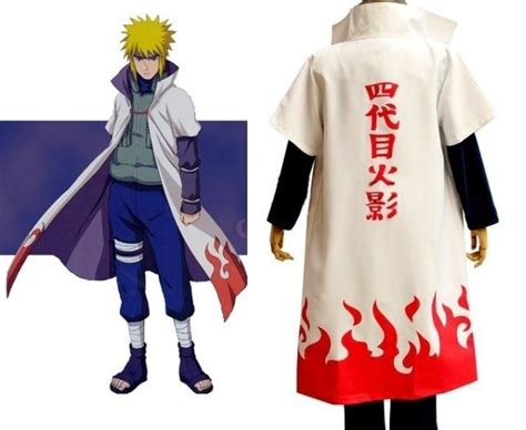 Naruto Fourth Hokage Namikaze Minato Yondaime Cosplay Costume Uniform