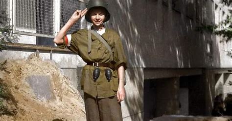 16 Years Old Karol Lewandowski Polish Insurgent Fought In The Warsaw Uprising 1944 Album