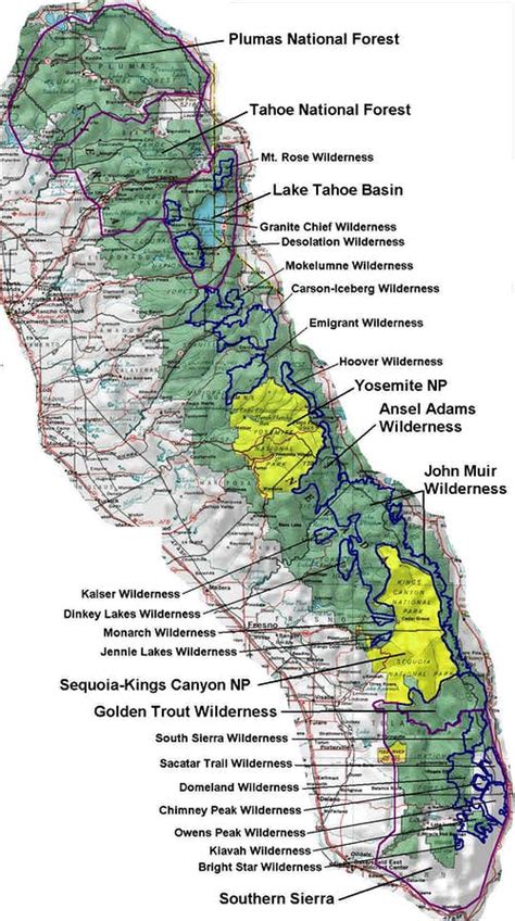 Sierra Nevada Climbing Hiking And Mountaineering Summitpost