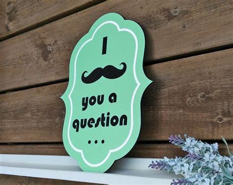 Mustache Sign I Mustache Quote Sign Words Sign Wood Wall Sign