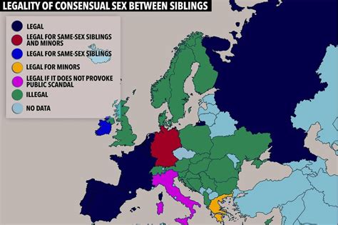 legality of incest in europe r mapporn