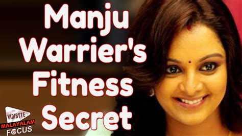 Manju Warriers Fitness Secret Revealed Youtube