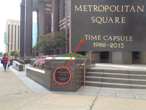 Metropolitan Square Time Capsule Opened Refilled For 2038 Urbanreview