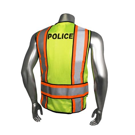 Radians Lhv 207 4c Pol Custom Police Safety Vest Ansi Cl2 — Global Construction Supply