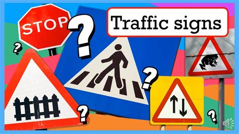 Inglés 4° Básico Traffic Signs Youtube