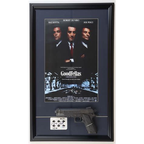 Henry Hill Signed Goodfellas Custom Framed Card Display With Movie