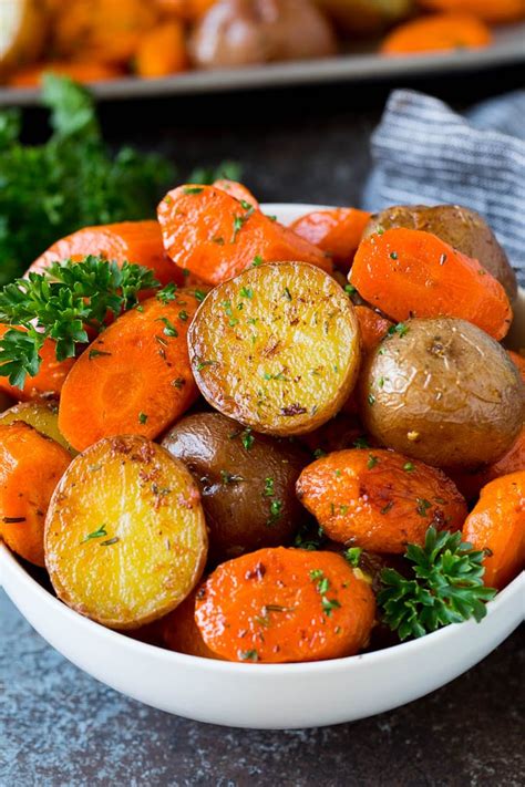 (if the pan seems dry, add. Roasted Potatoes and Carrots - Dinner at the Zoo