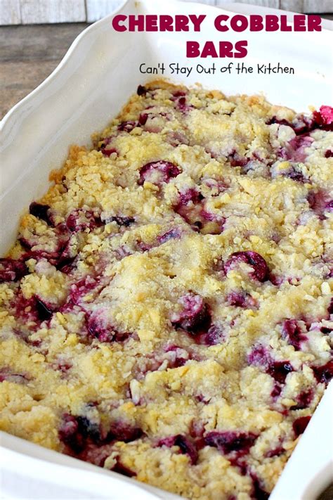 It glues together and automates many associated linux tasks so you do not. Cherry Cobbler Bars - Can't Stay Out of the Kitchen