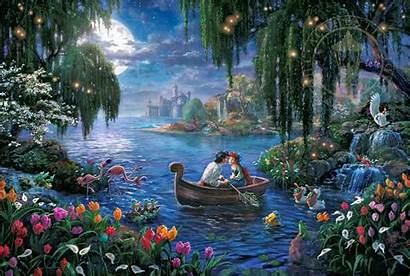 Disney Paintings Movies Turned Into Kinkade Thomas