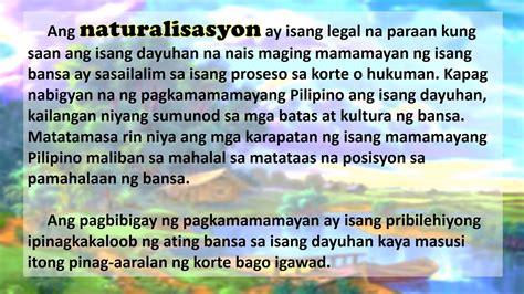 Mga Karapatan At Tungkulin Ng Isang Mamamayang Pilipino Ngisingsang