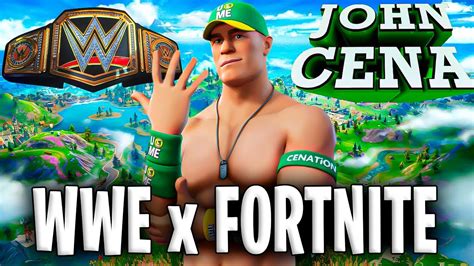 Wwe En Fortnite Skin De John Cena En Fortnite Youtube