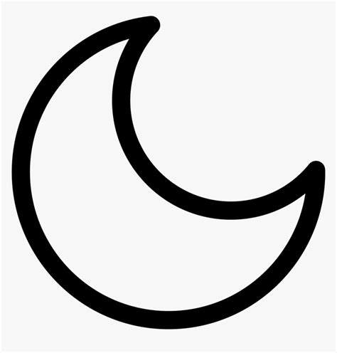 Crescent Moon Shape Svg