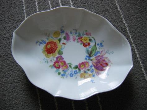 Vintage West Germany Kaiser Porcelain Floral Flower Dish Ebay