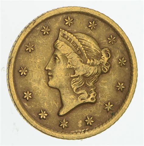 1851 O Liberty Head Gold Dollar Circulated Property Room